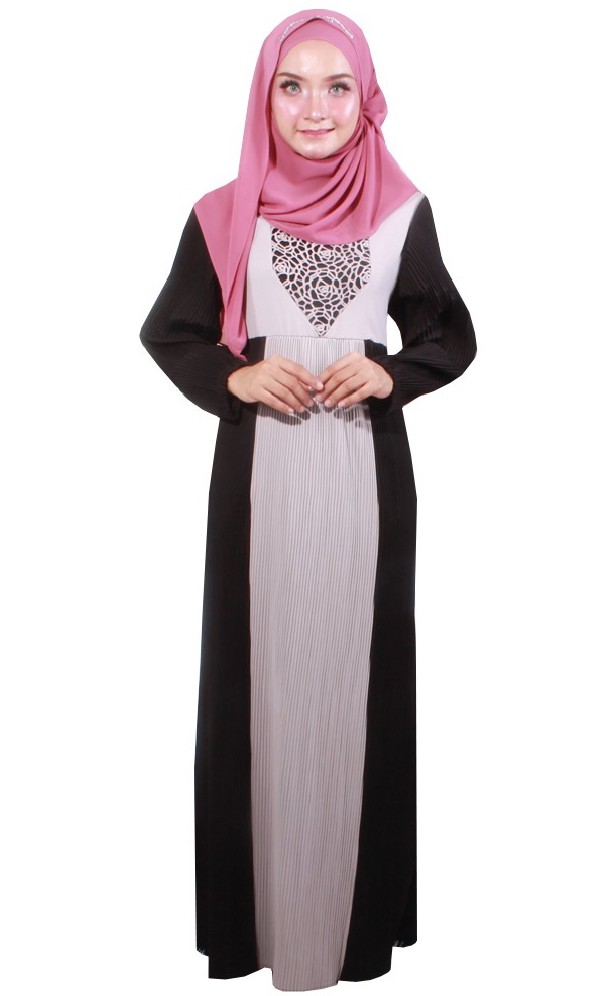 MH062 Pretty Jubah Black