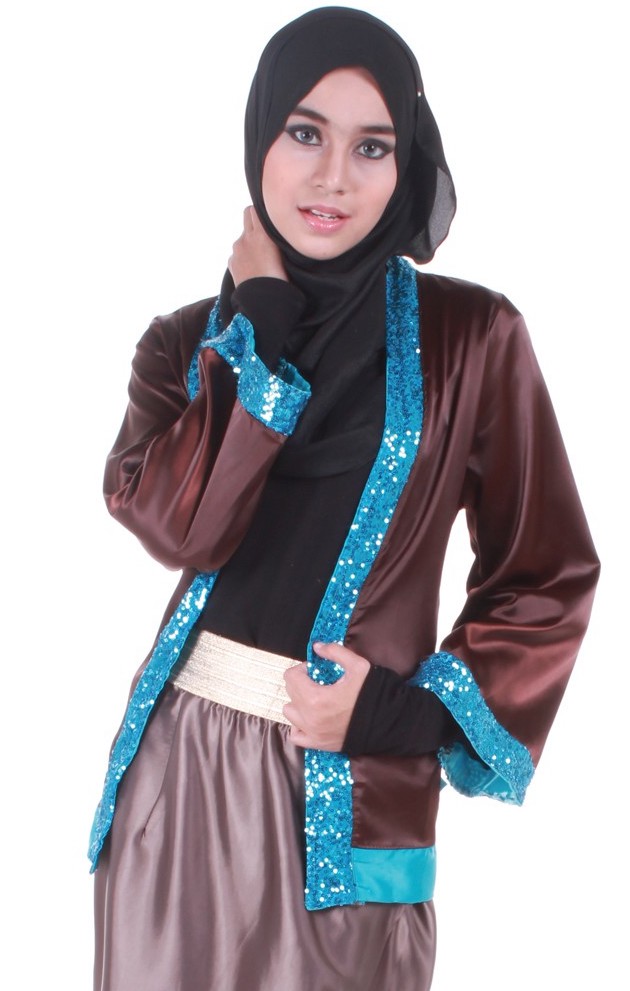 MH063 Stylish Cardigan Dark Brown