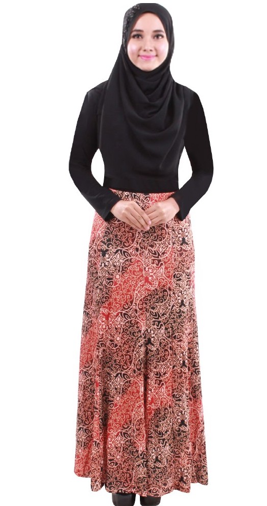 MH064 Fashion Long Skirt Orange