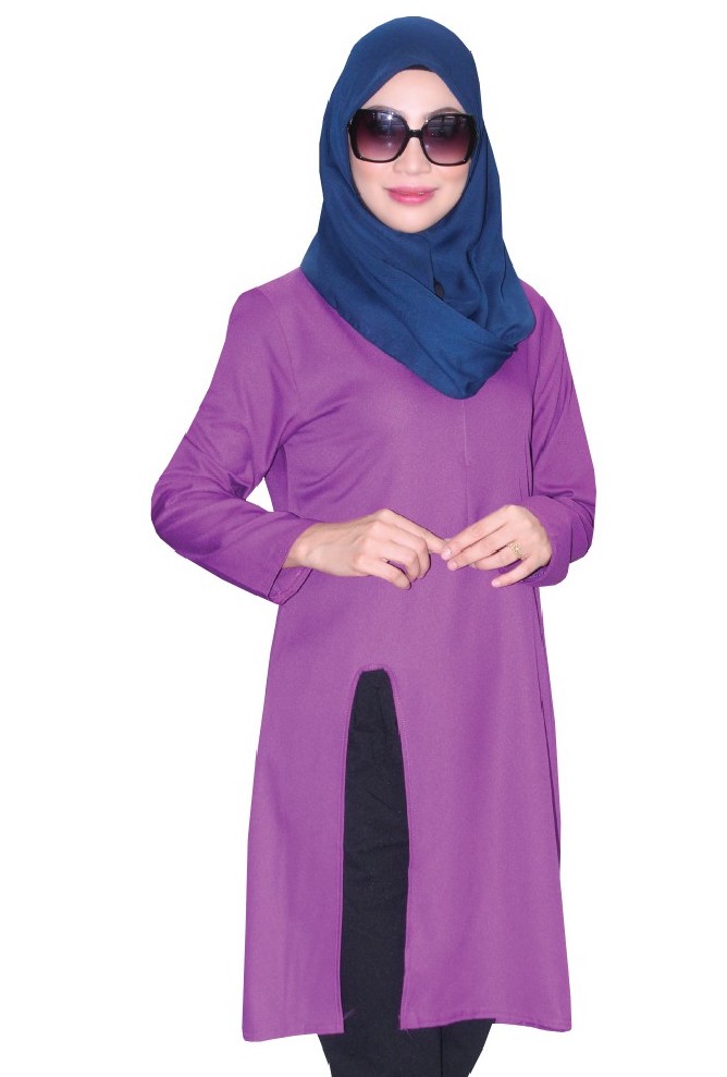 MH086 Lovely Blouse Purple