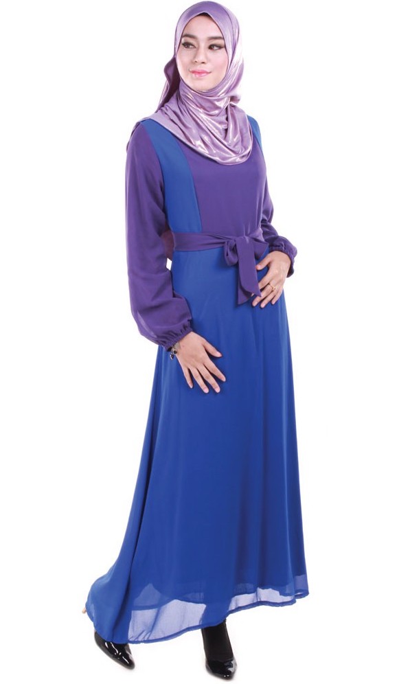 MH088 Pretty Chiffon Dress Purple