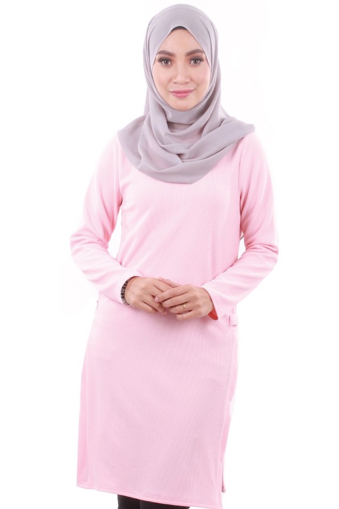 MH089 Fashion Blouse Soft Pink