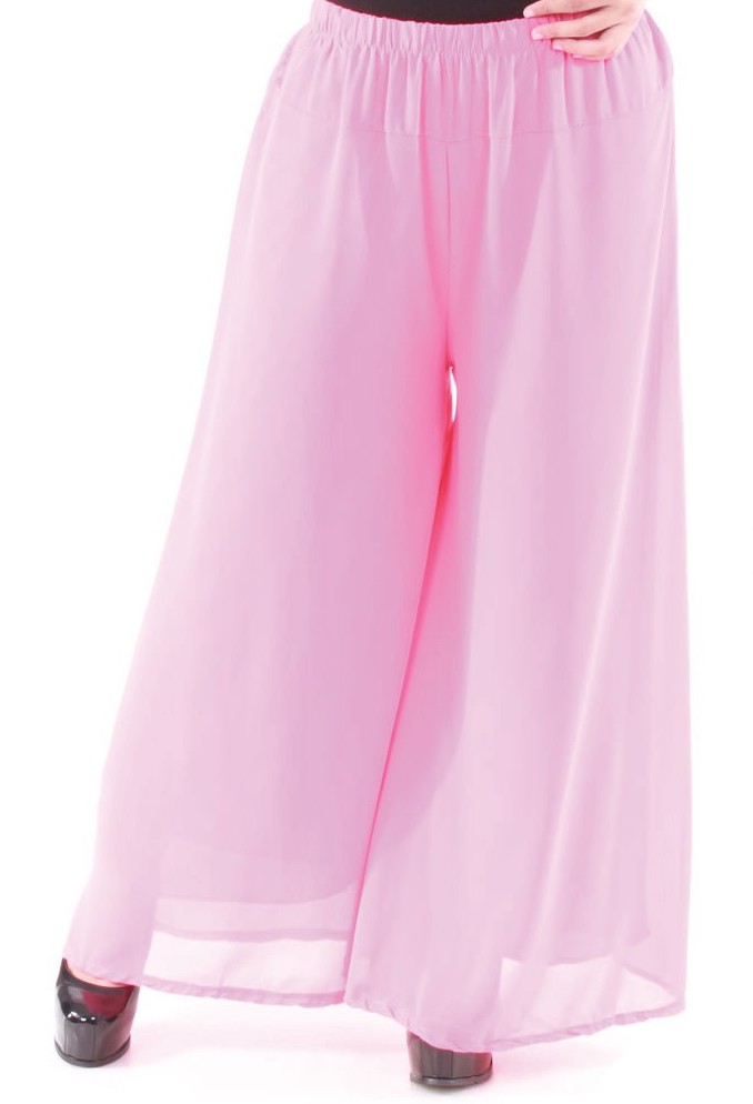 MH093 Chiffon Pant Pink