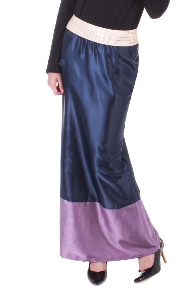 MH106 Trendy Skirt Navy Blue