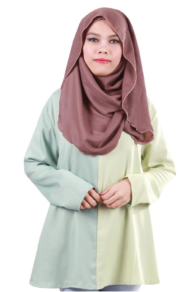 MH109 Fashion Blouse Soft Green