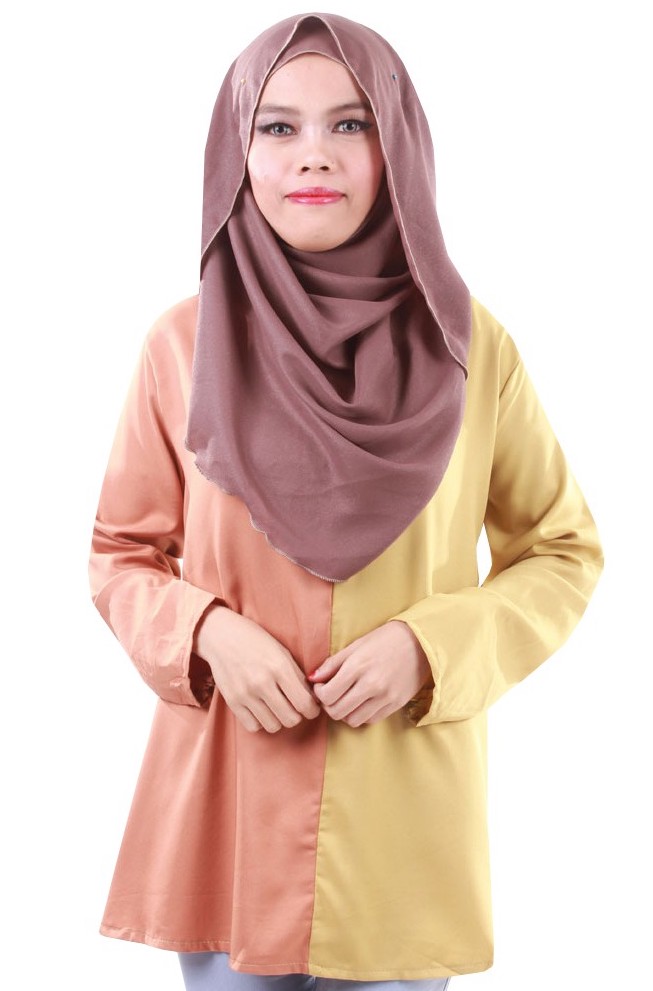 MH109 Fashion Blouse Yellow