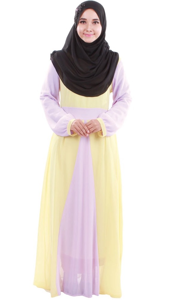 MH115 Pretty Jubah Yellow