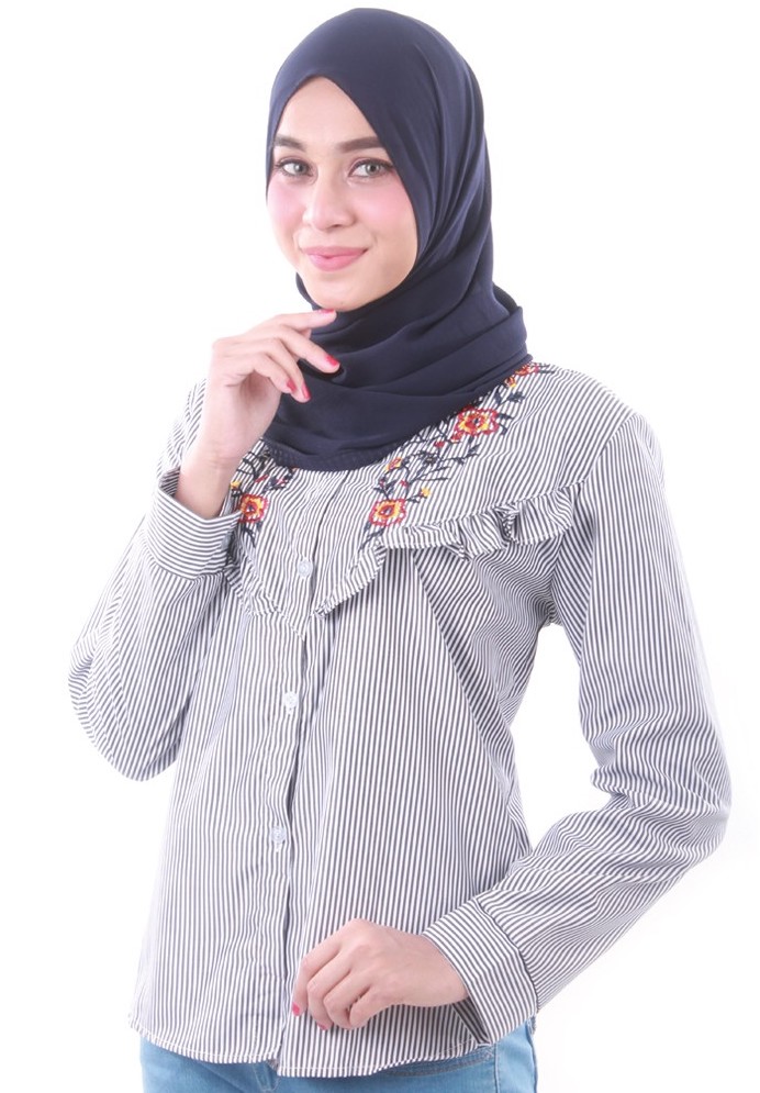 MH121 Stylish Blouse Black