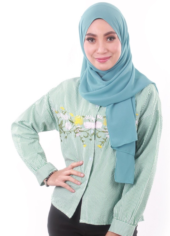 MH125 Fashion Blouse Green