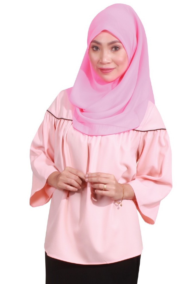 MH127 Pretty Blouse Peach