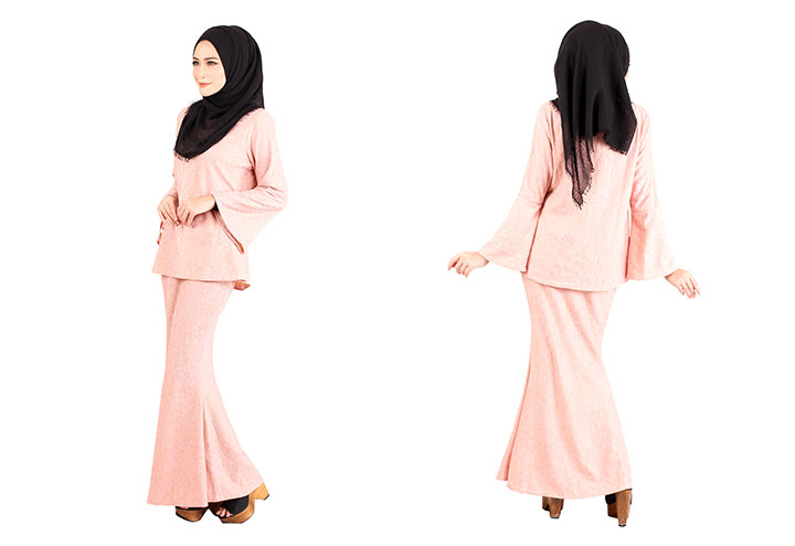 QA-403 Baju Kurung Collections Pink