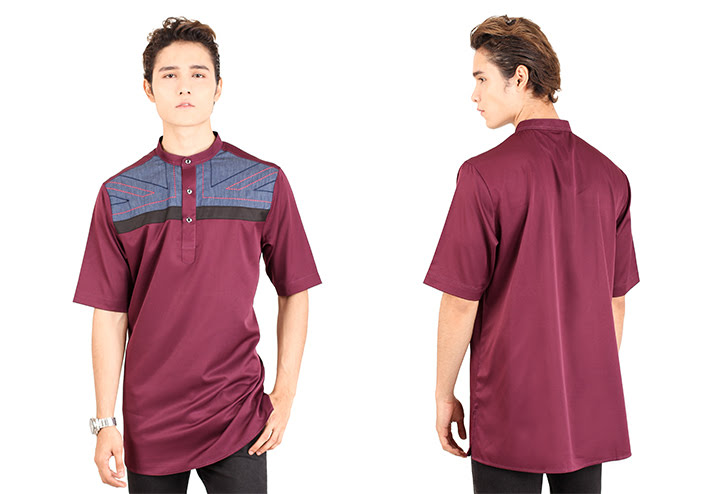 QA-406 Men Kurta Collection Maroon