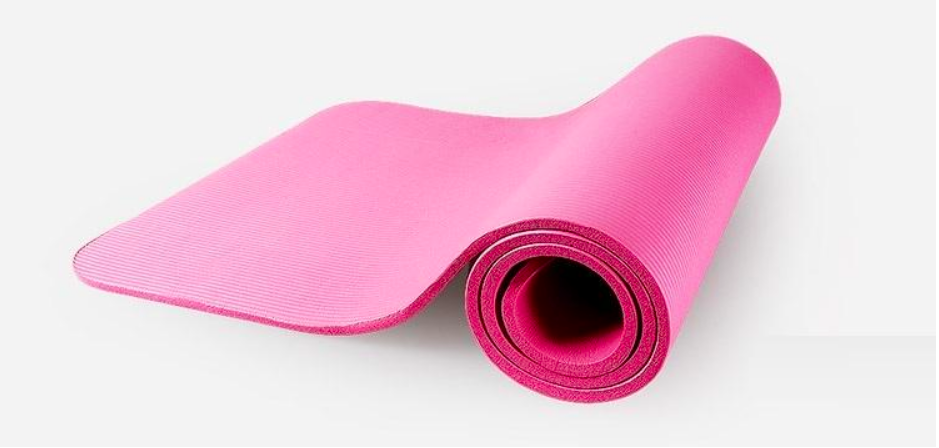 SA-101 Yoga Mat Non-Slip Mad with Carry Strap Pink