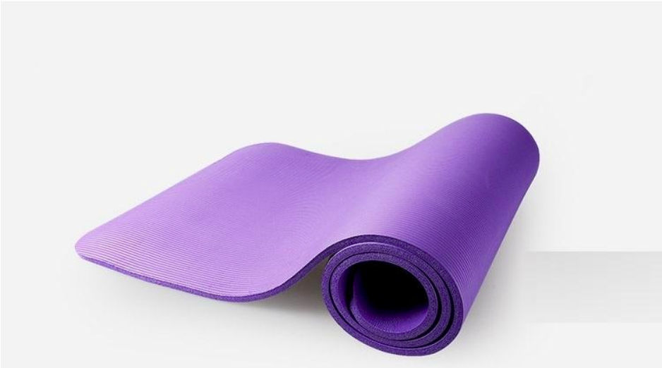 SA-101 Yoga Mat Non-Slip Mad with Carry Strap Purple