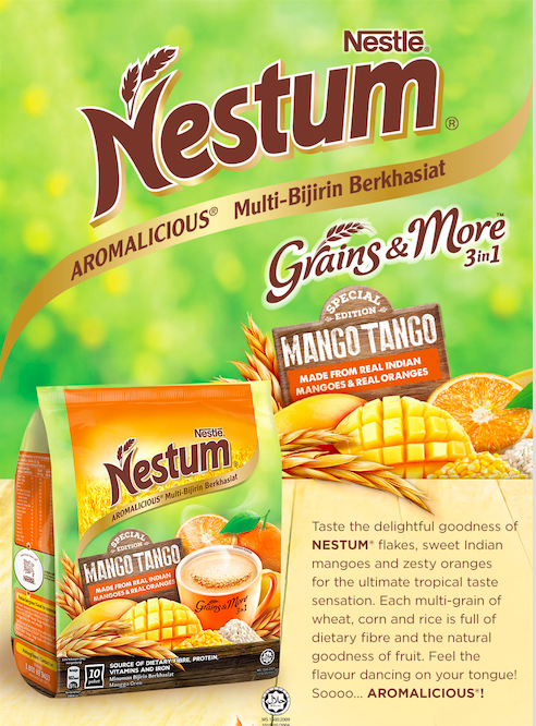 BF-104 NESTLE NESTUM Grains & More 3in1 Mango Tango