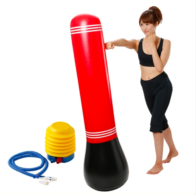 SB-204 Inflatable Punching Bag- Red