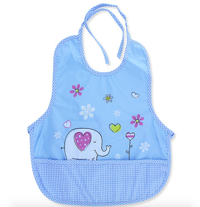 BP-403 WATERPROOF BABY BIB BLUE