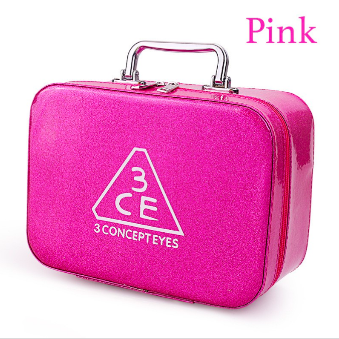 BL5001 Korea Make Up Box Dark Pink