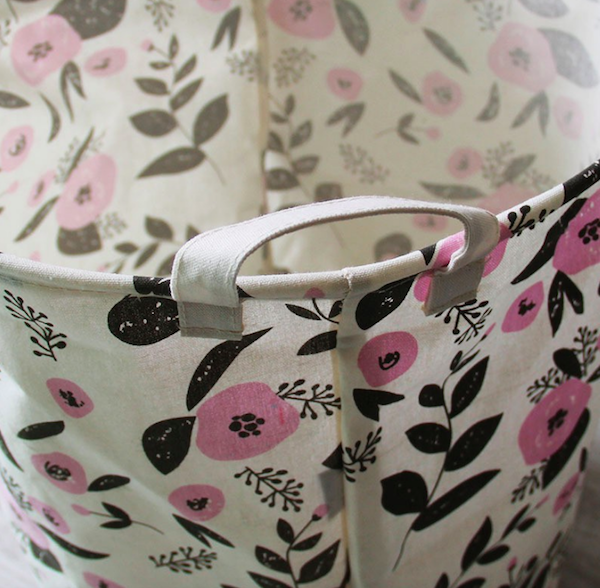 BL5008 Floral Laundry Basket As Picture