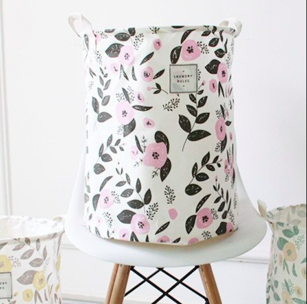 BL5008 Floral Laundry Basket As Picture