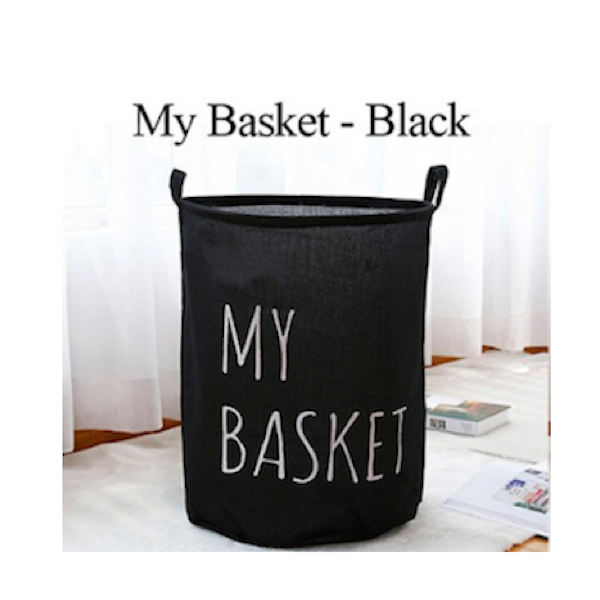 BL5009 Stylish Laundry Basket Black