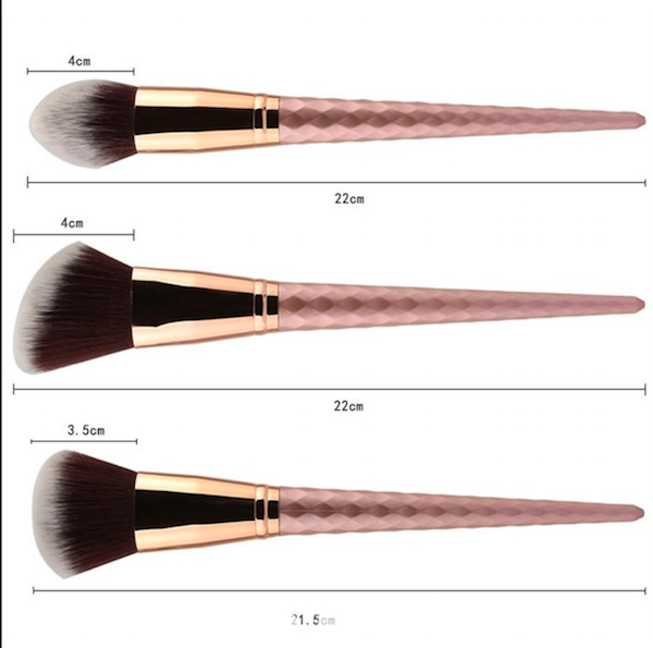 BL5020 Make Up Brush Set Rose Gold