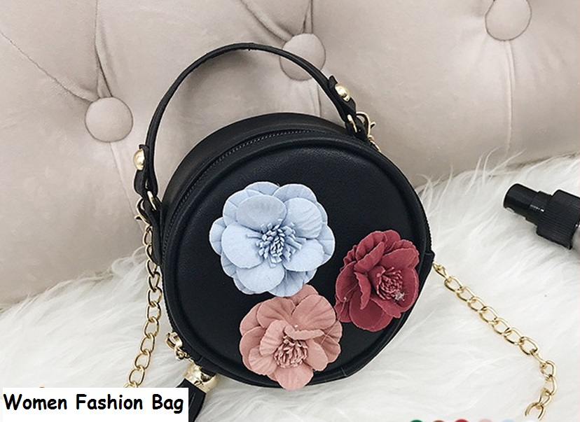 KW80351 Sweet Rose Sling Bag Black