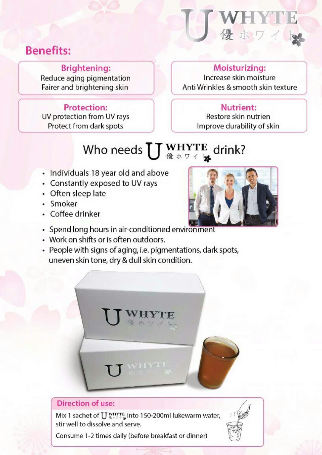 SC-001 U Whyte Whitening Healthy Drink