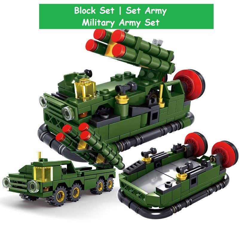 ET 844 Army Military Action Figure Building Blocks Toy 