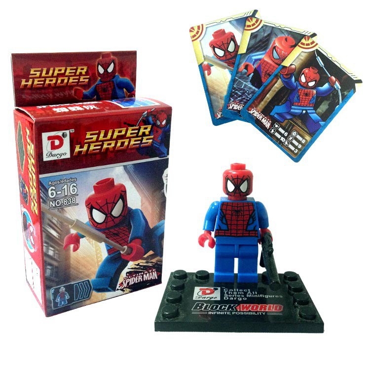 ET 845 Kids Superhero Action Figure Building Blocks  ( 8 In 1 )