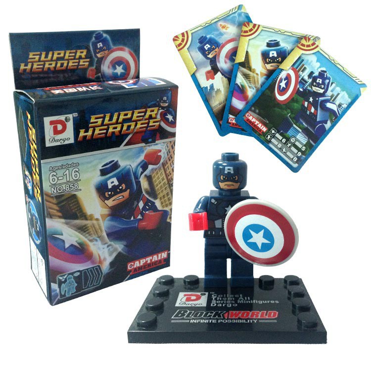 ET 845 Kids Superhero Action Figure Building Blocks  ( 8 In 1 )