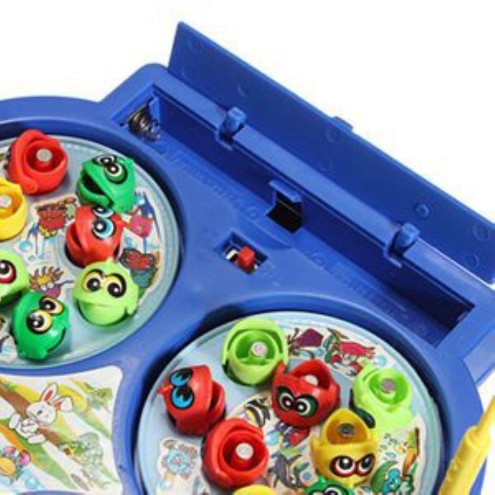 ET 846 Kids Fishing Rotating Magnetic Music Toys Blue