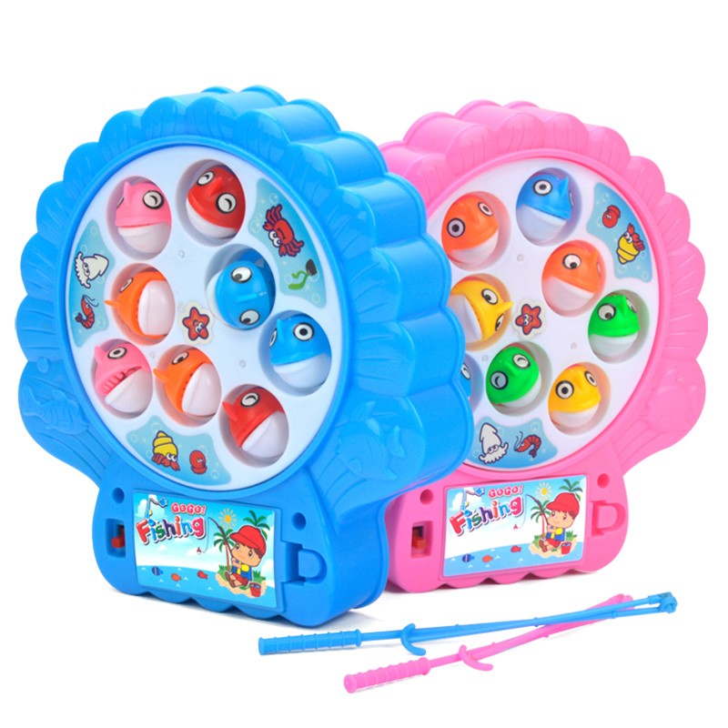 ET 848 Kids Rotating Fishing Toys Blue