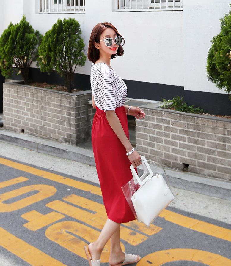 KB10160 Pretty Skirt Red