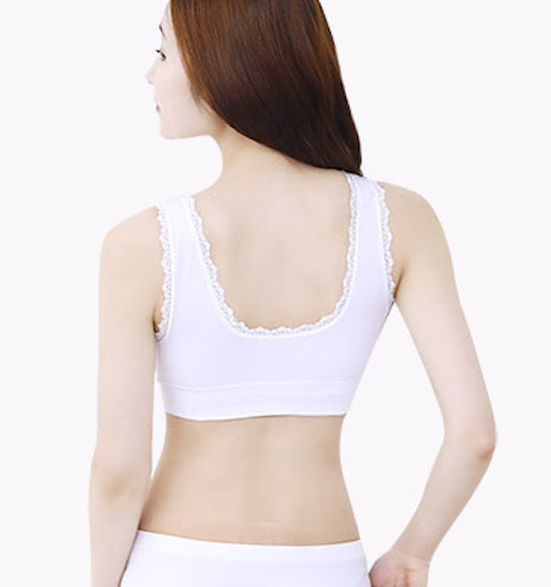 KB10191 Pretty Seamless Bra White