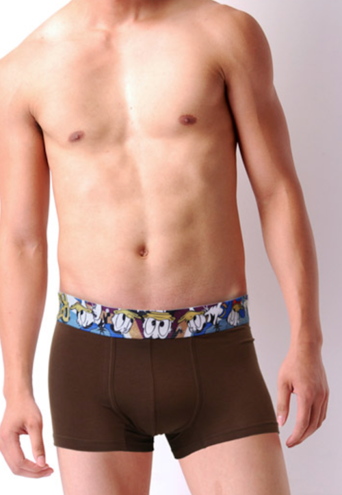 KB10212 Stylish Men's Underwear Brown