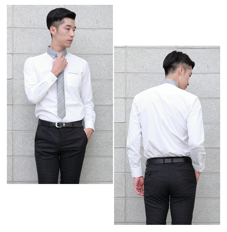 KB10247 Men's Office Shirt White