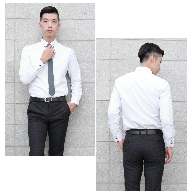 KB10249 Men's Office Shirt White