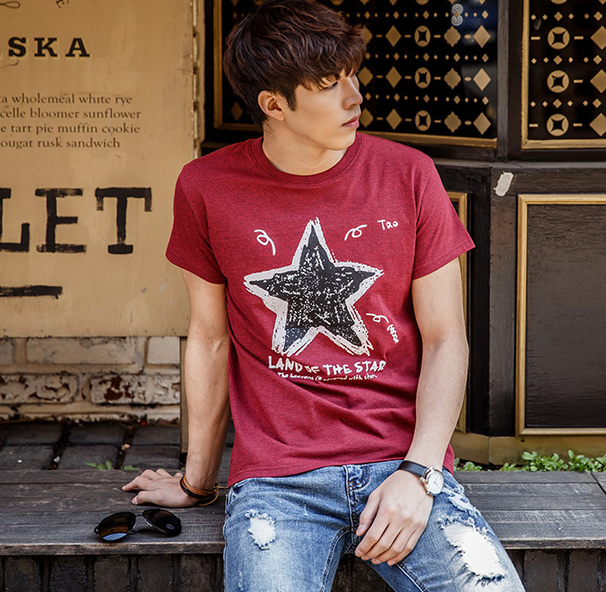 KB10265 Fashion Men's Top Maroon