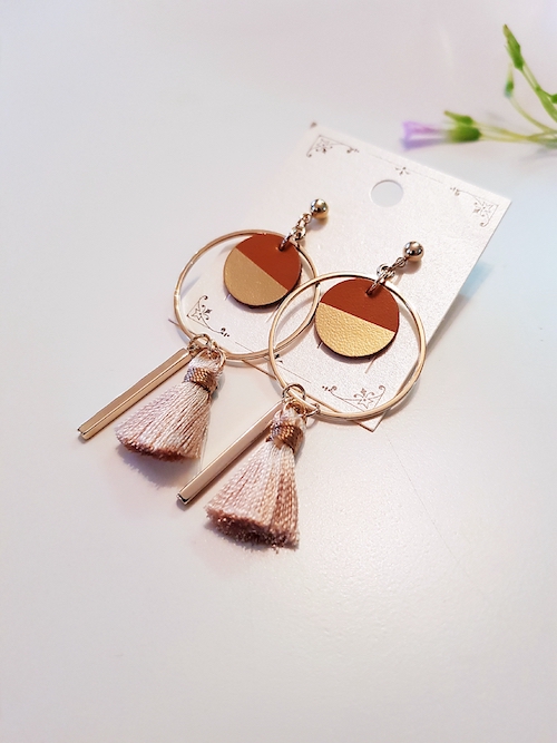 KR-003 Fashion Earring Pink