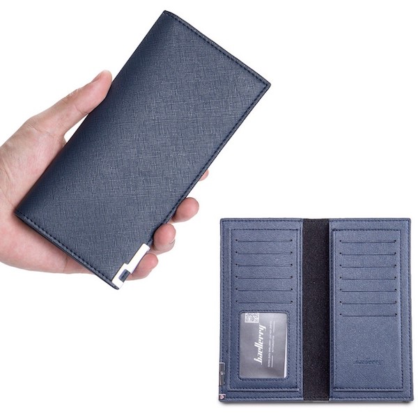 LG1001 Men's Slim Wallet Blue