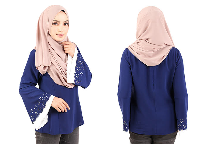 QA-423 Women Blouse Collection Blue