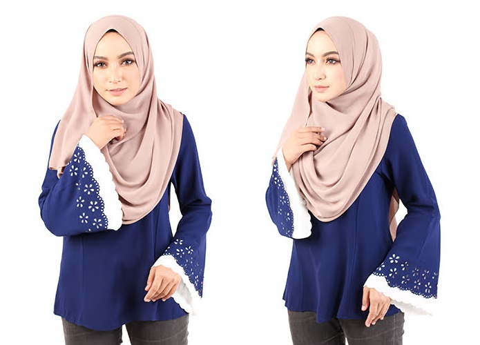 QA-423 Women Blouse Collection Blue