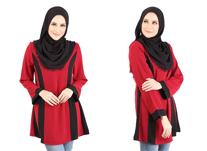 QA-433 Stylish Women Top Red