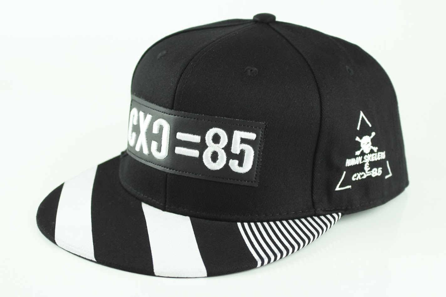 QA-435 Trendy Snapback Cap Black