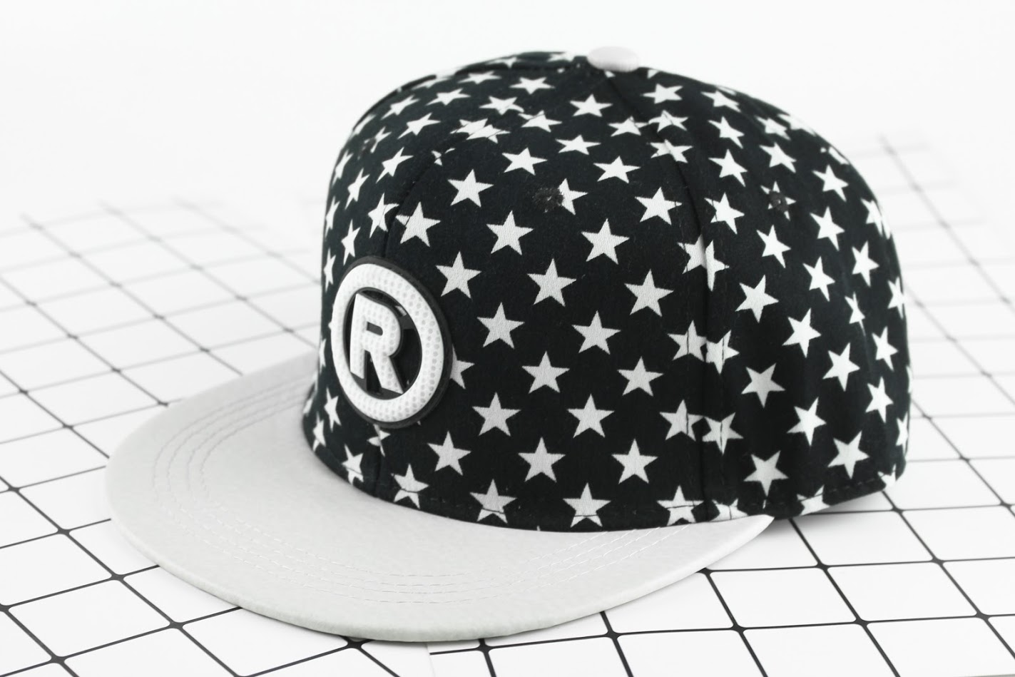 QA-436 Casual Snapback Caps Black Star