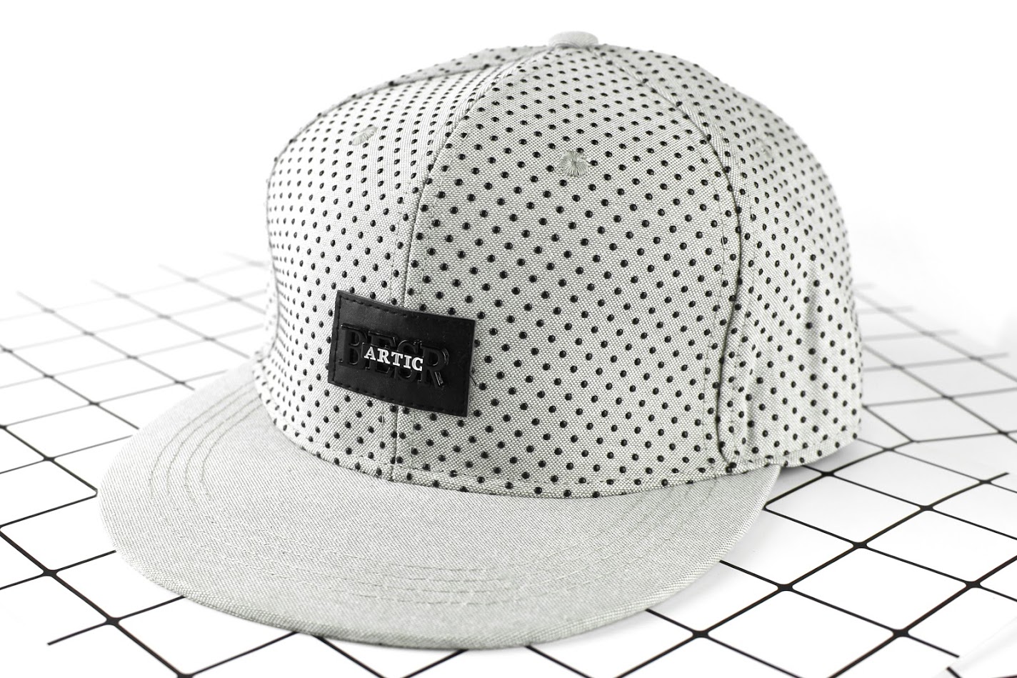 QA-437 Casual Style Caps White Dot