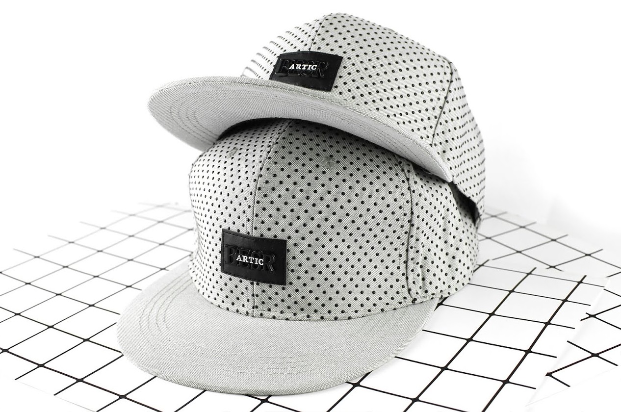 QA-437 Casual Style Caps White Dot