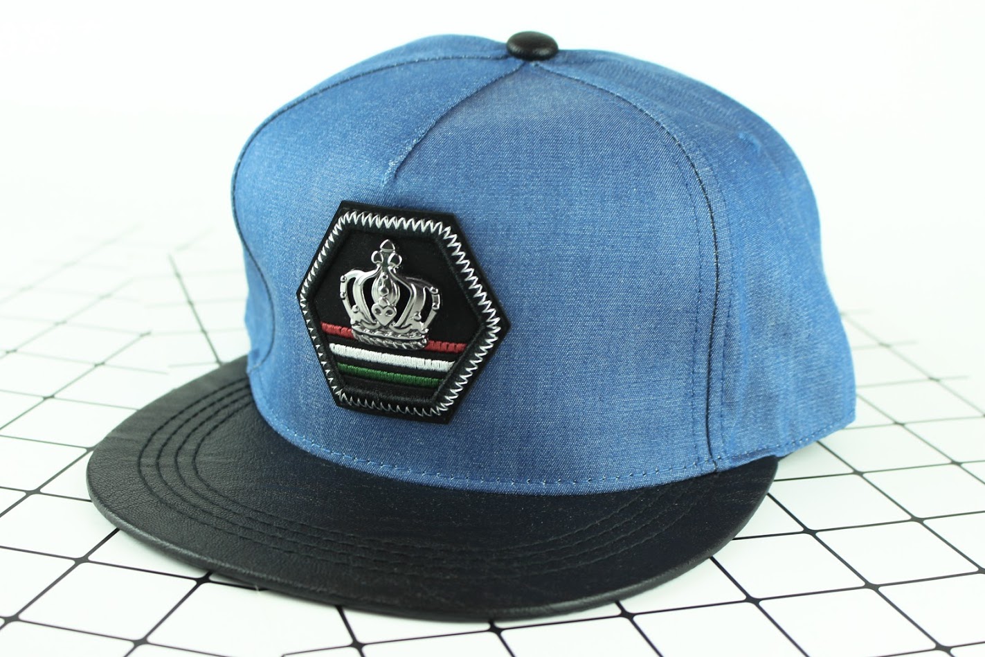 QA-439 Snapback Cap Collection Blue