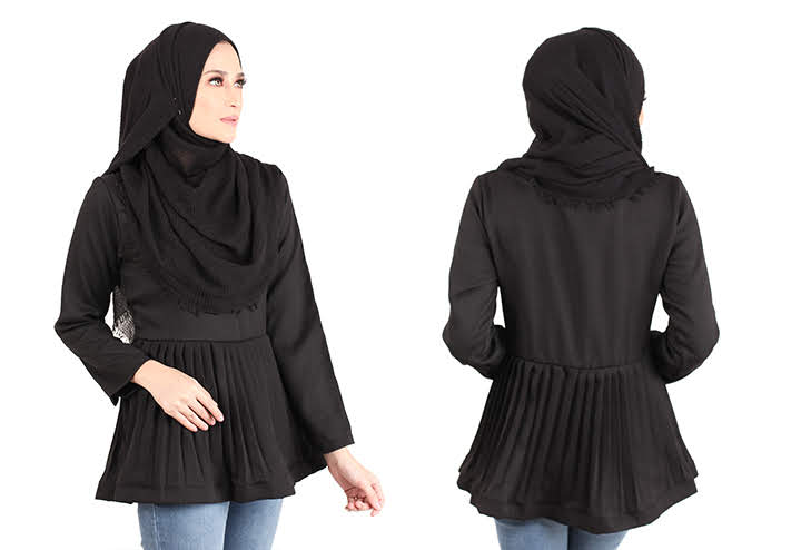 QA-444 Women Blouse Collection Black